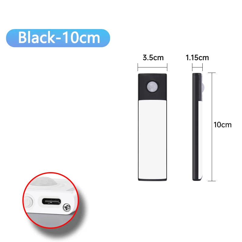 Motion Sensor LED Light – USB Rechargeable Under Cabinet Light