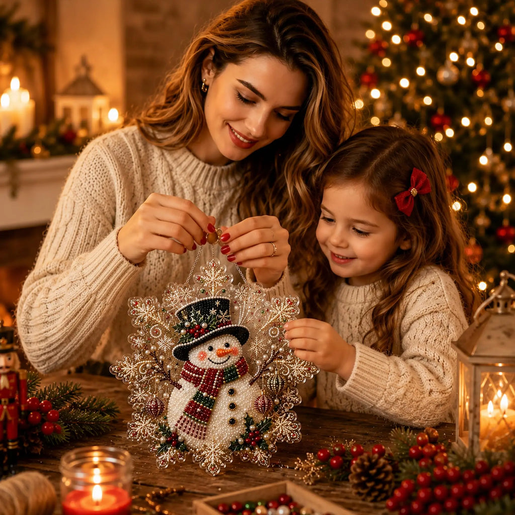 Santa Claus Diamond Painting Kit – Christmas DIY Wall Art