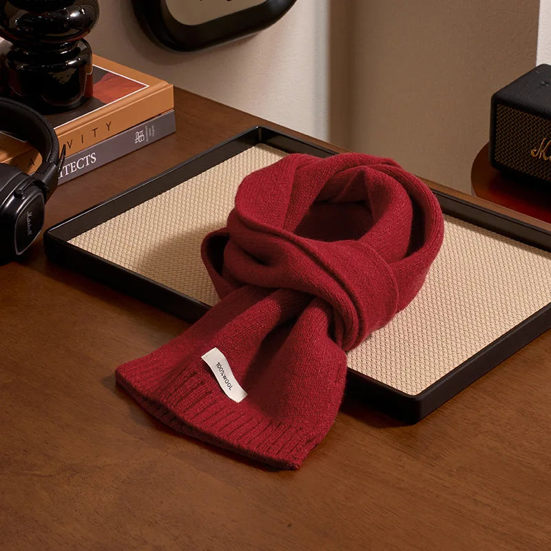 Women's Warm Winter Scarf – Soft Solid Color Shawl