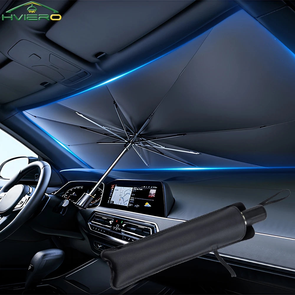 Foldable Car Windshield Sunshade – UV & Heat Protection Cover