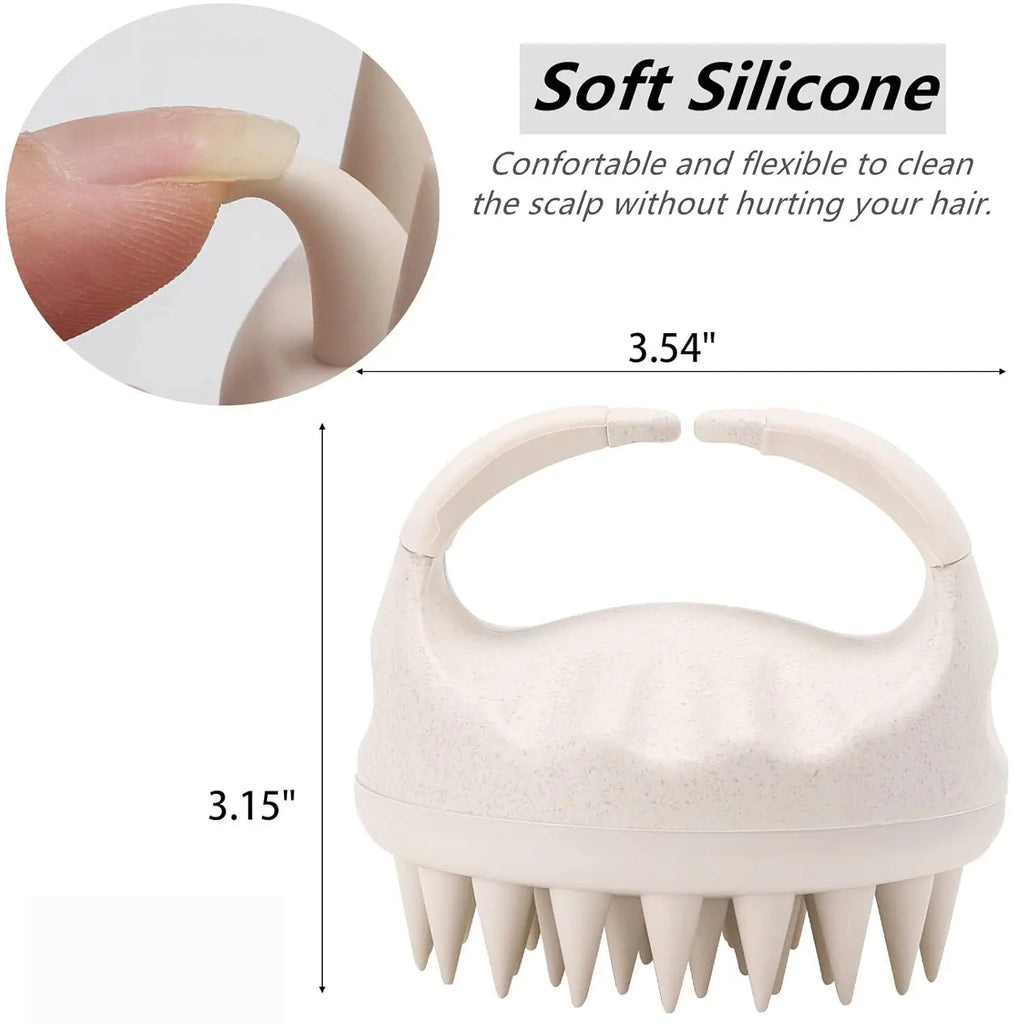 Silicone Scalp Massager Shampoo Brush for Hair Washing