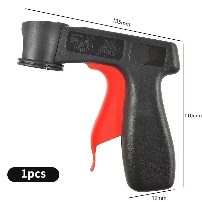 Portable Spray Paint Can Handle – Universal Aerosol Spray Grip