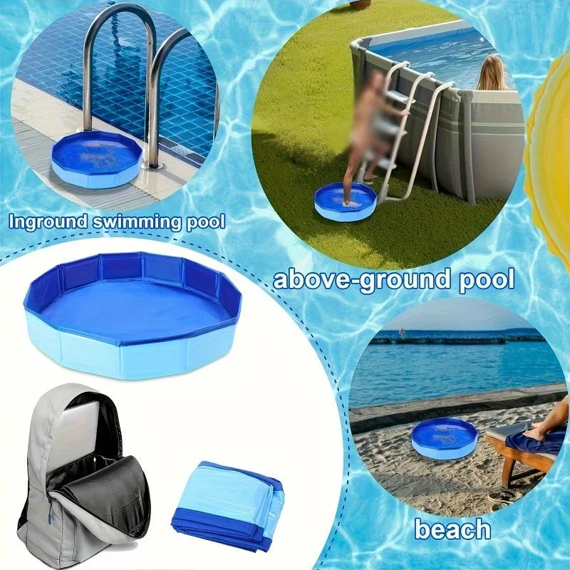 Portable Foldable Foot Bath for Poolside Use