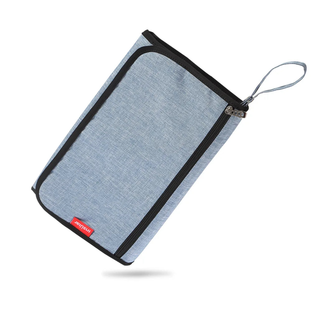 2-in-1 Portable Baby Changing Mat – Waterproof Foldable Diaper Changing Pad
