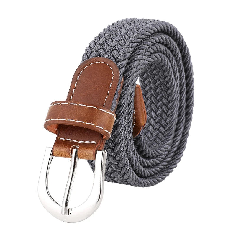 Women's Stretch Woven Elastic Waist Belt