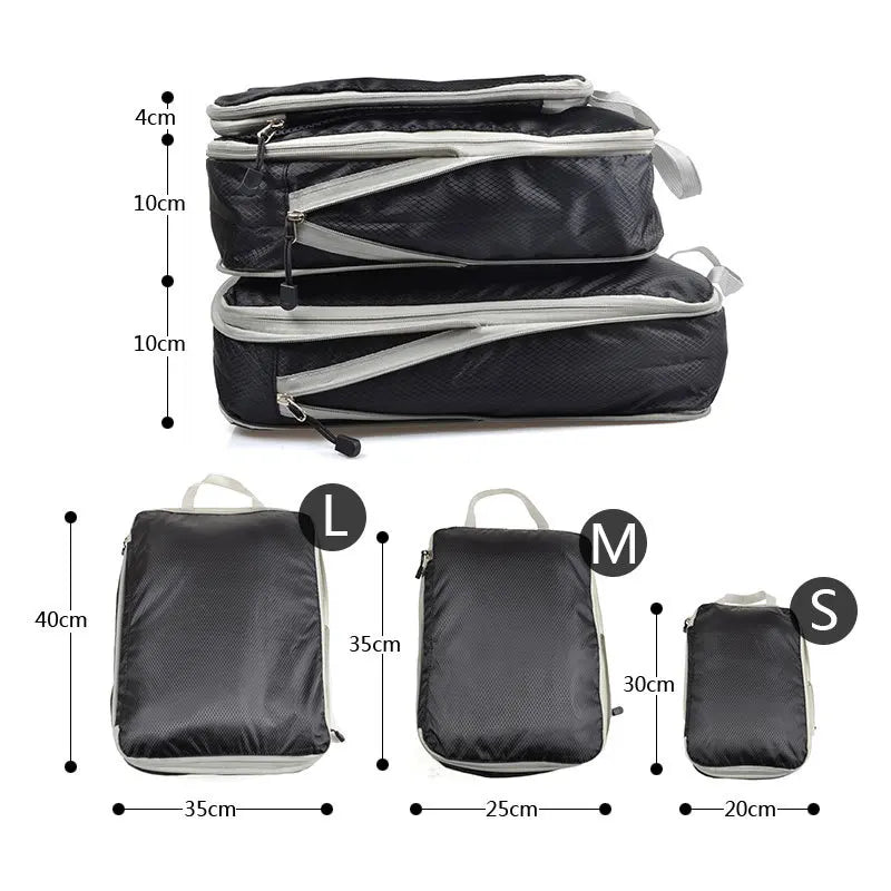 Travel Shoe Storage Bags – Portable Luggage Organizer & Compression Pouches