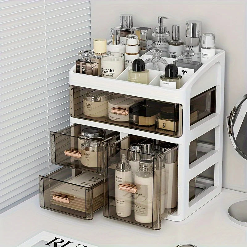 Large Capacity Makeup & Skincare Organizer with Drawers
