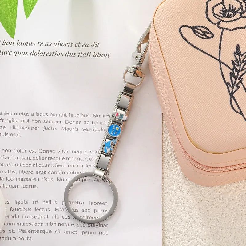 Stainless Steel Chain Keychain for Men & Women