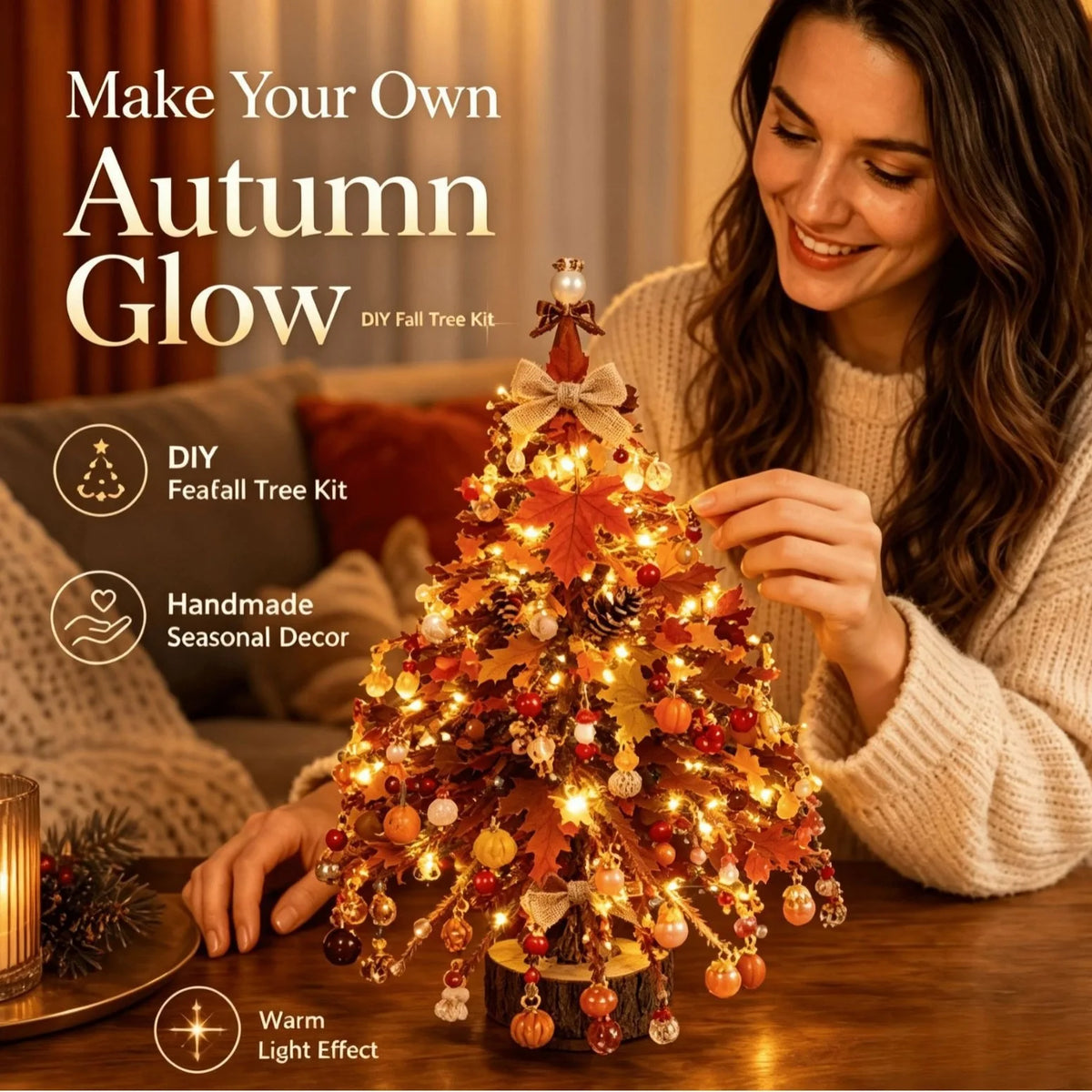 DIY Beaded Christmas Tree Kit – Handmade Holiday Decoration