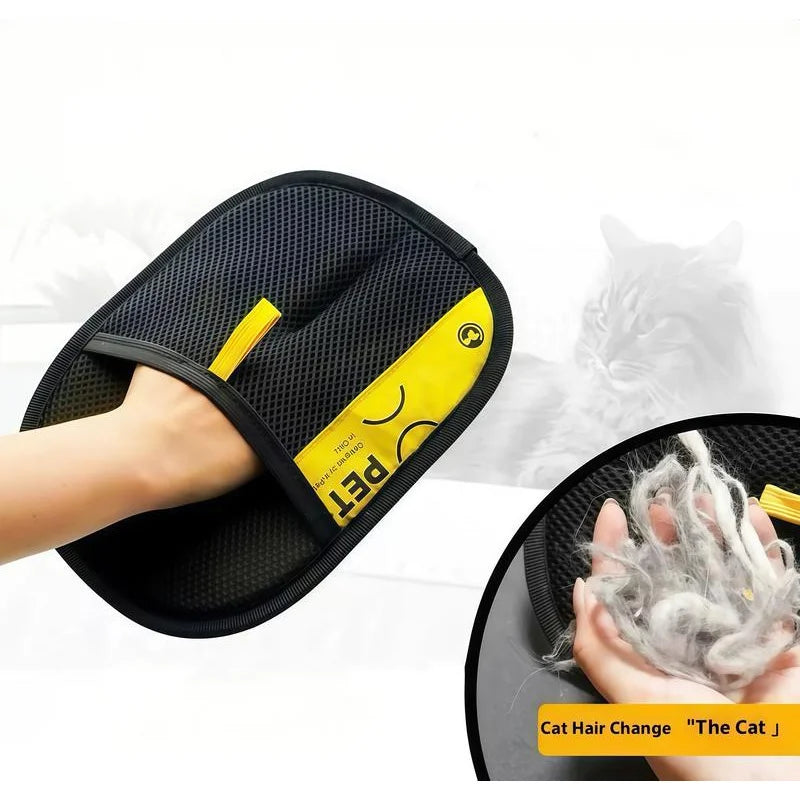 Electric Pet Hair Remover Glove – Reusable Grooming Glove for Cats & Dogs