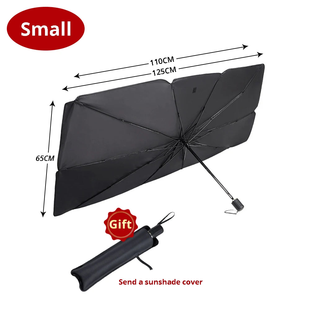 Foldable Car Windshield Sunshade – UV & Heat Protection Cover