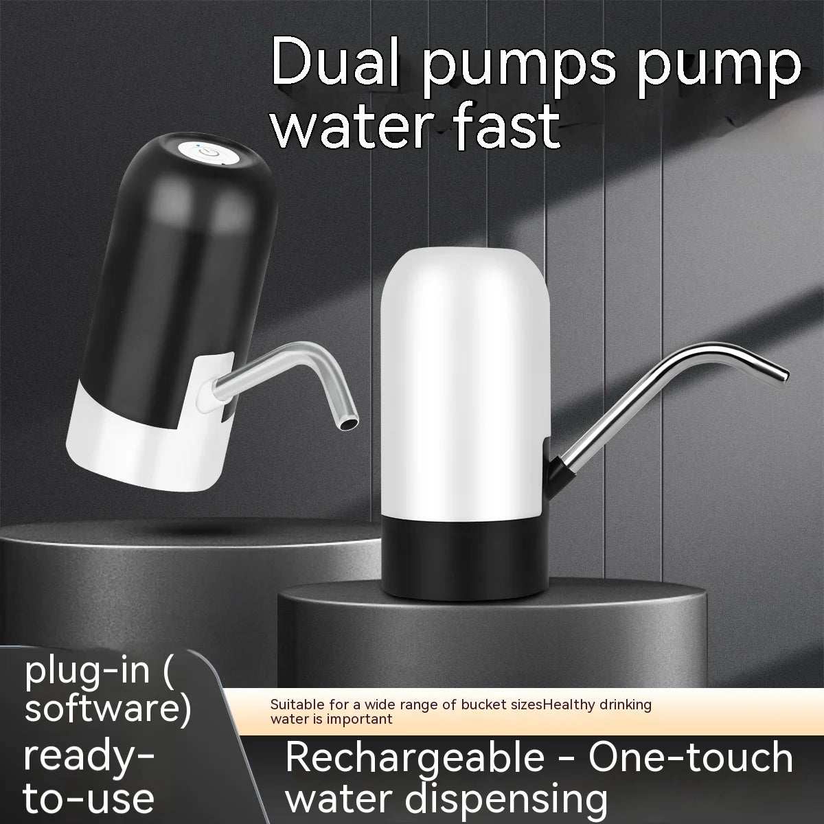 USB Rechargeable Automatic Water Bottle Dispenser