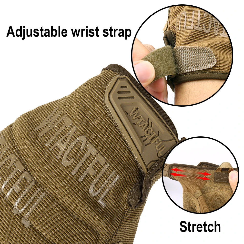 Outdoor Touchscreen Full Finger Gloves – Training, Cycling & Climbing Gloves