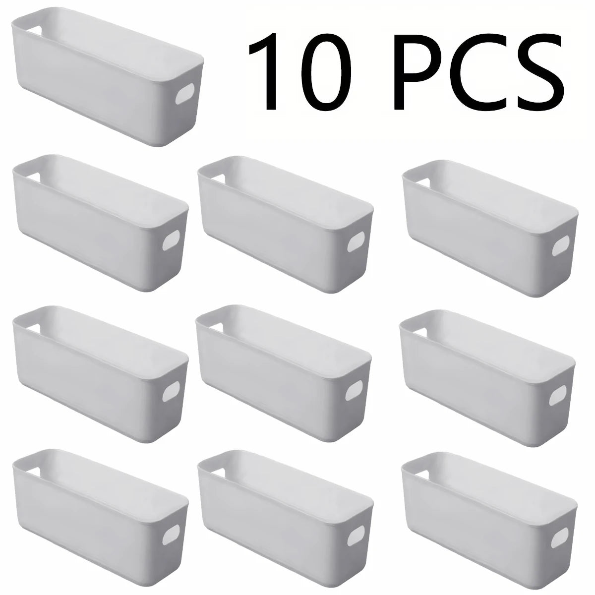 10PCS Multifunctional Drawer Storage Boxes – Desktop & Home Organizers