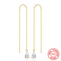 Women's Elegant Water Drop Chain Earrings