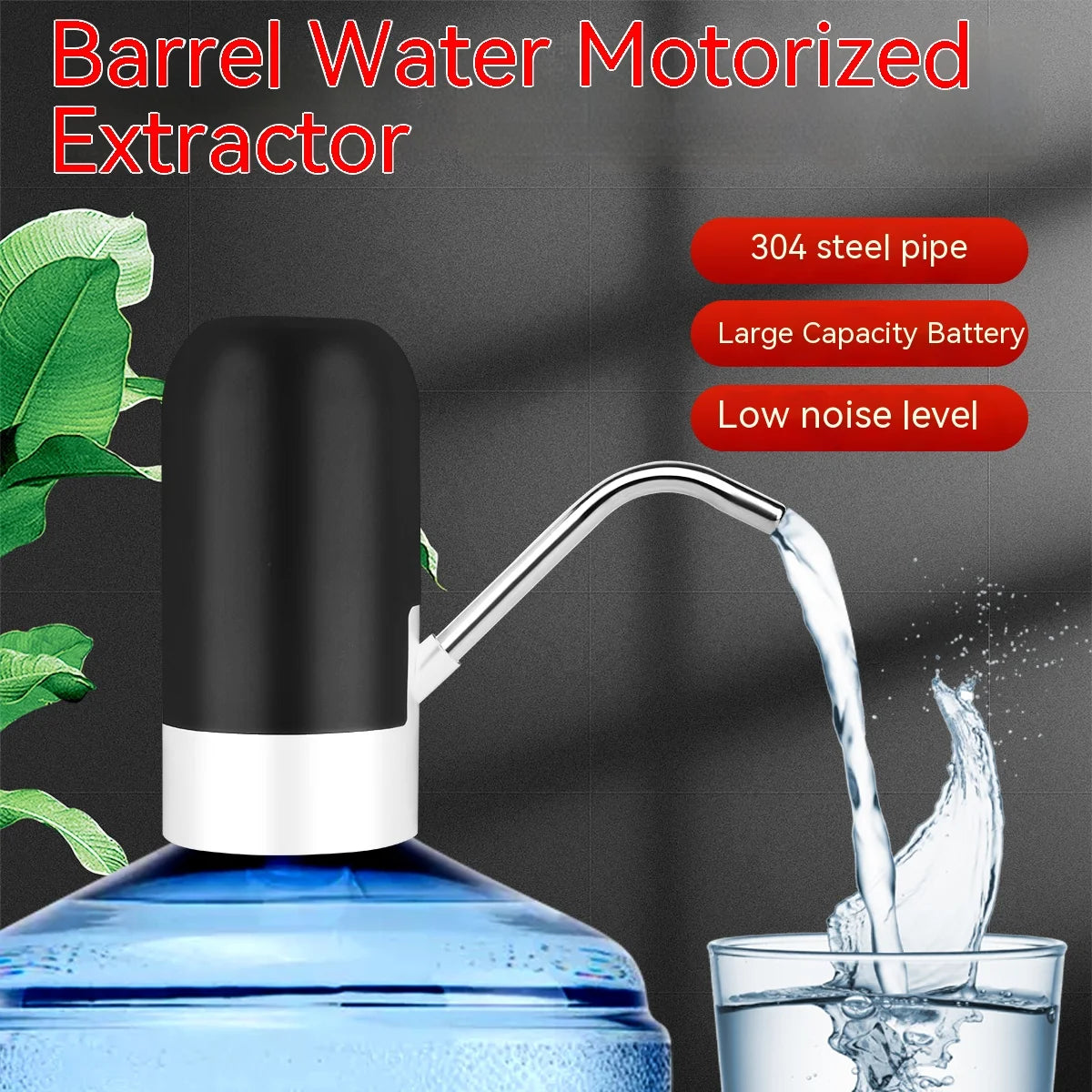 USB Rechargeable Automatic Water Bottle Dispenser