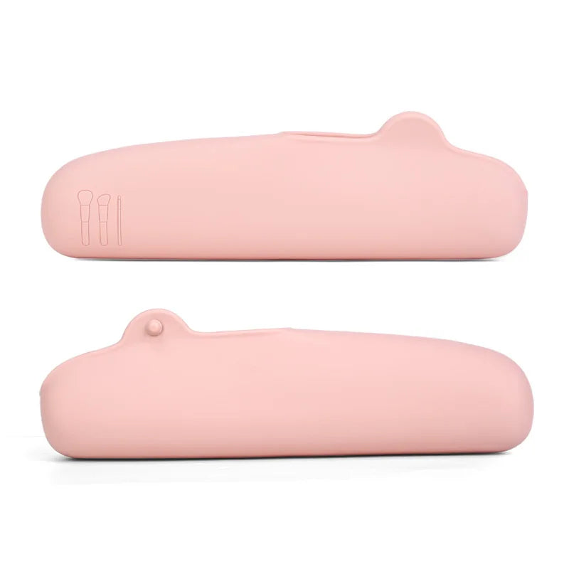 Large Travel Makeup Brush & Sponge Holder Case
