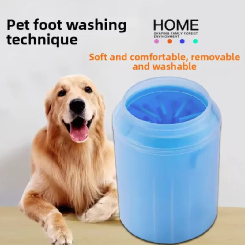 Portable Dog Paw Cleaner Cup – Soft Silicone Pet Foot Washer