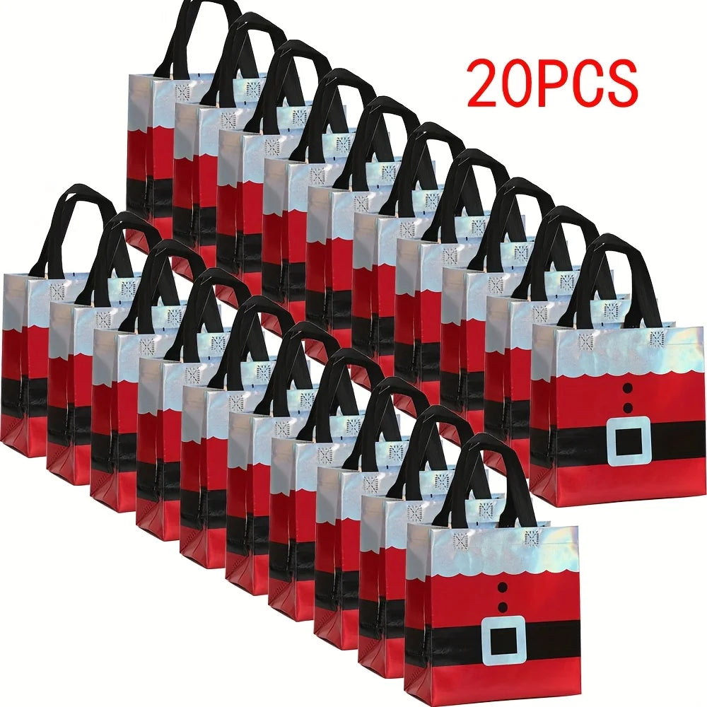 Christmas Gift Bags with Handles – 10/20 Pack