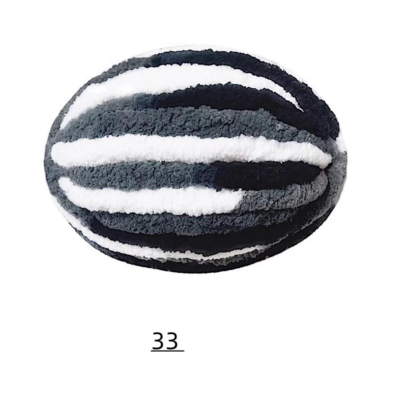 Extra Thick Hand-Knitted Chunky Yarn Blanket