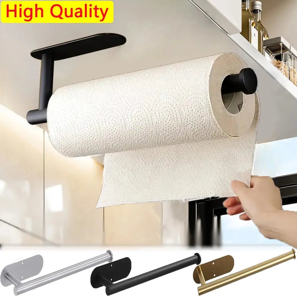 Adhesive Under Cabinet Paper Towel Holder