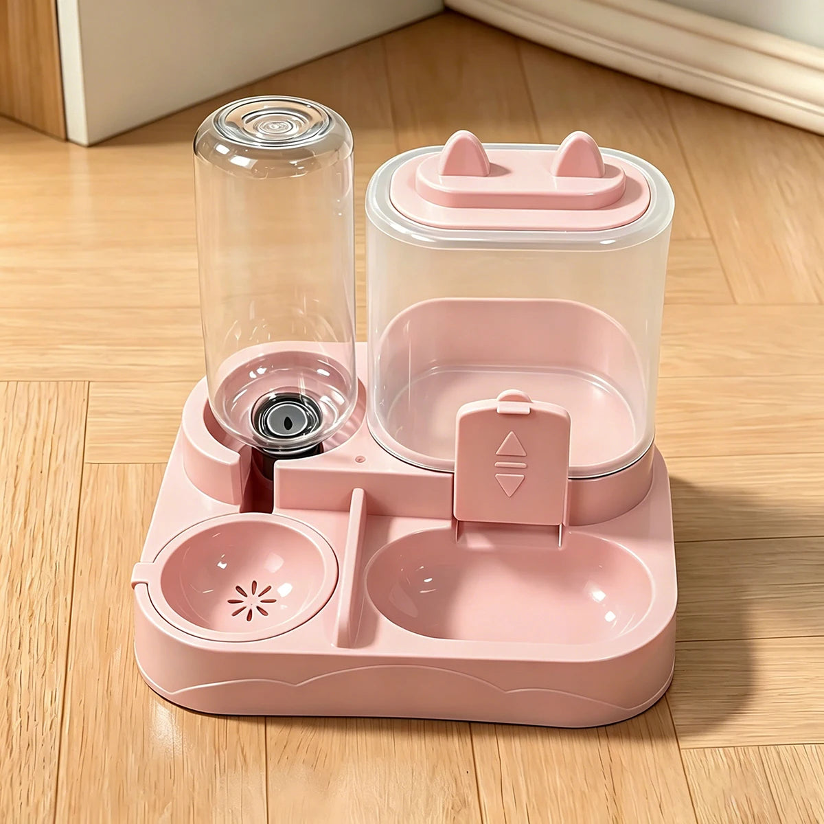 2-in-1 Automatic Pet Feeder & Water Dispenser for Dogs and Cats