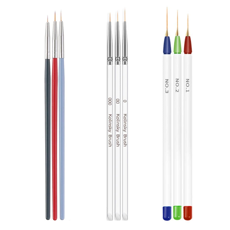 5–20PCS Nail Art Brush Set for Detailed Nail Designs