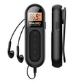Rechargeable FM Pocket Radio – Portable Digital Tuning Radio with LCD Display