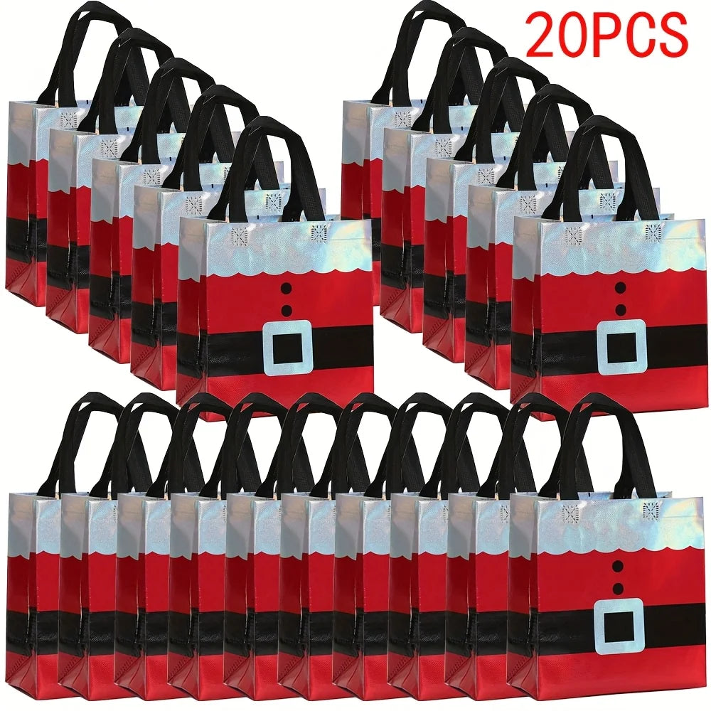 Christmas Gift Bags with Handles – 10/20 Pack
