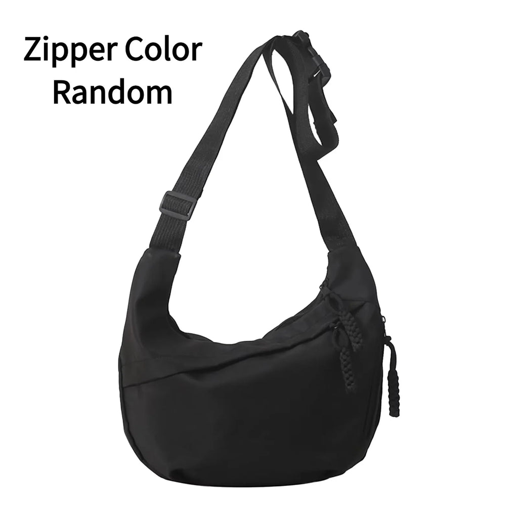 Women's Black Single Shoulder Crossbody Bag