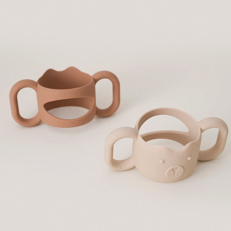 Silicone Baby Bottle Handles – Easy-Grip Training Holder for Baby Bottles