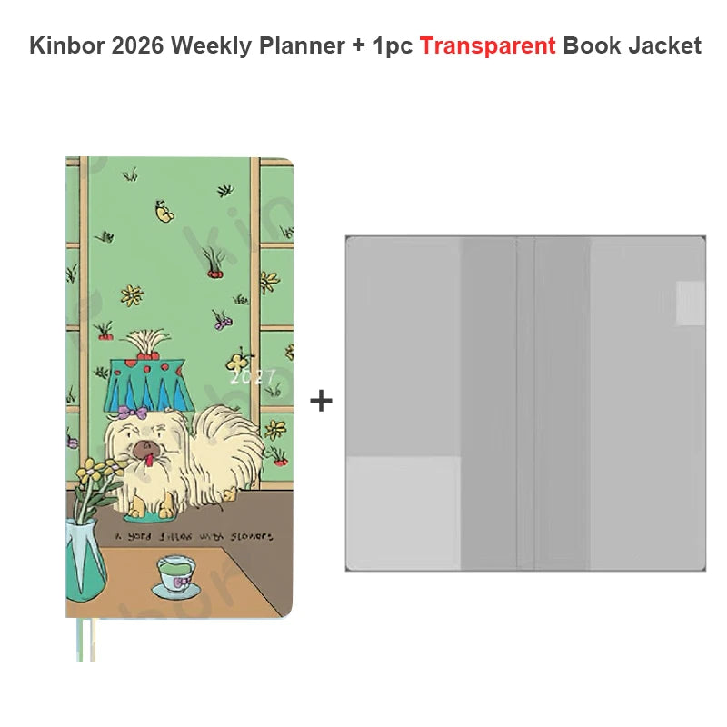 2027 Weekly Planner Notebook – Cute A5 Daily Agenda & Organizer
