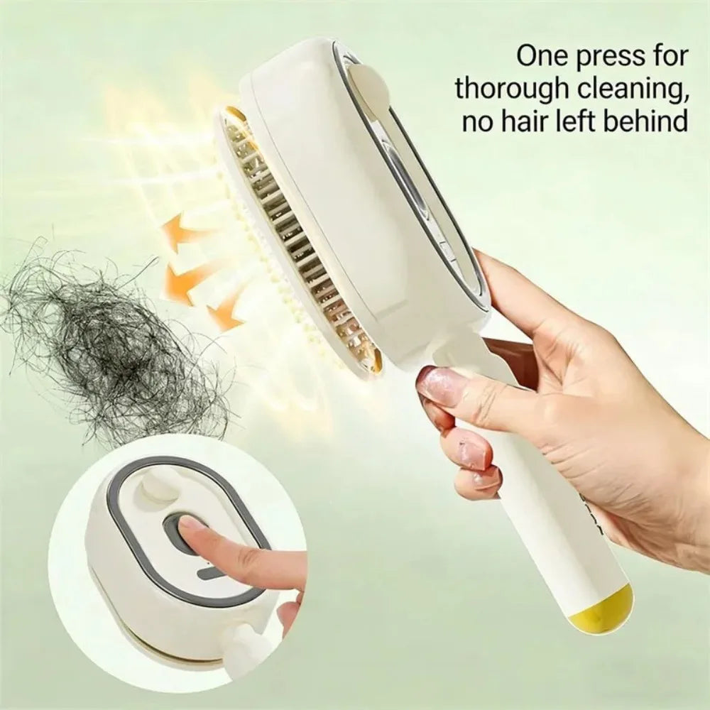 Electric Scalp Massager Comb with Spray Function