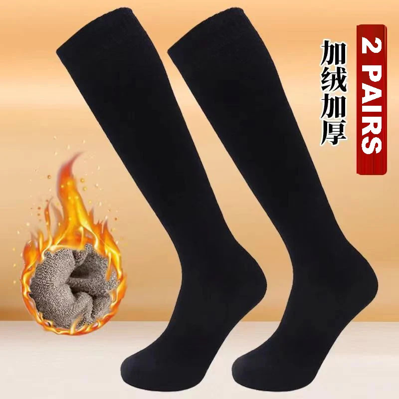 Men's Thermal Knee High Socks – Warm Winter Long Socks