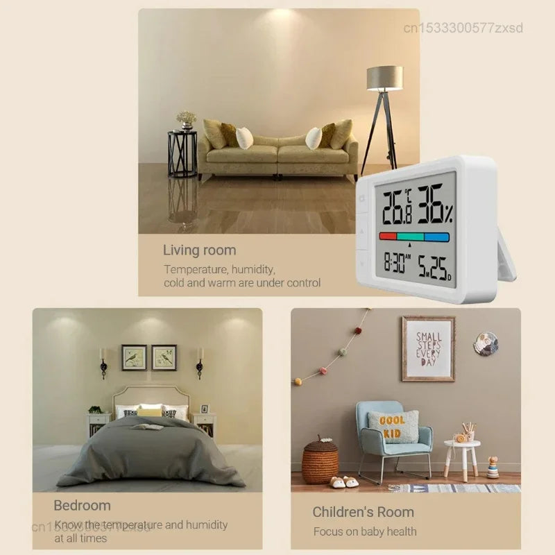Digital Indoor Thermometer Hygrometer – Temperature & Humidity Monitor