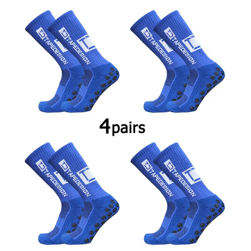 Anti-Slip Football Grip Socks – Mid-Calf Sports Training Socks