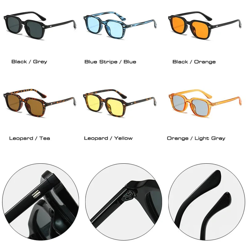 Women's Retro Square Frame Sunglasses