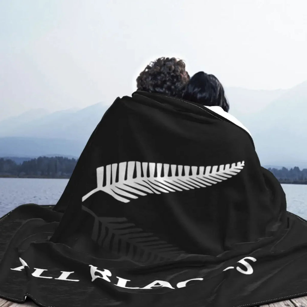 All Blacks Ultra-Soft Micro Fleece Throw Blanket