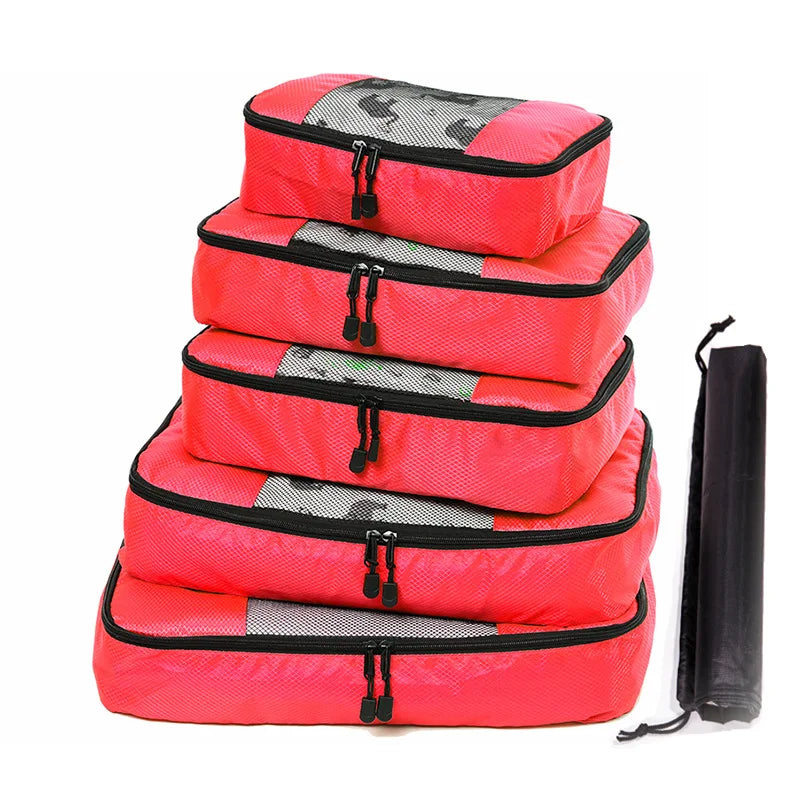 Travel Compression Packing Cubes – Luggage Organizer Bags