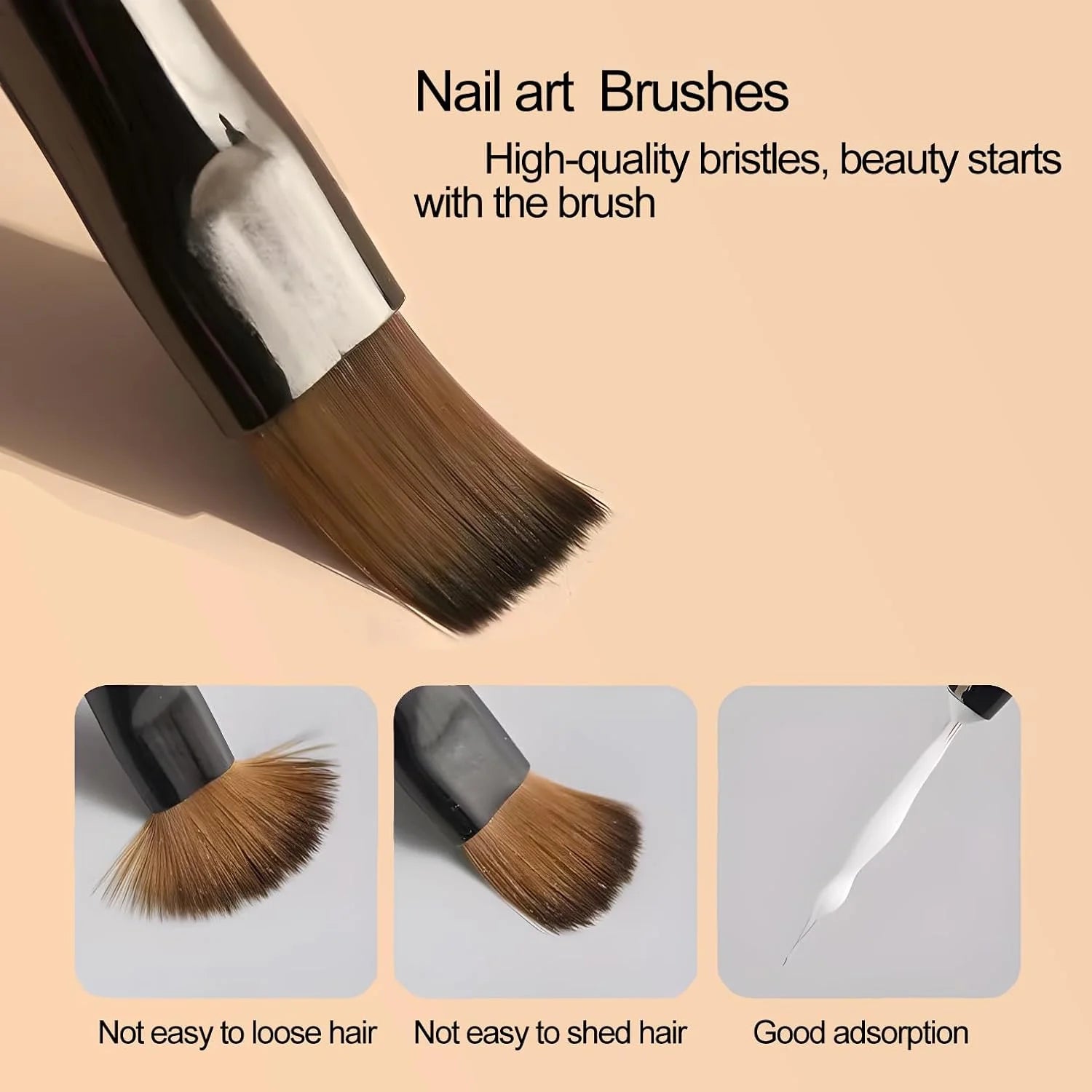 Professional Nail Art Brush Set for Detailed Nail Designs