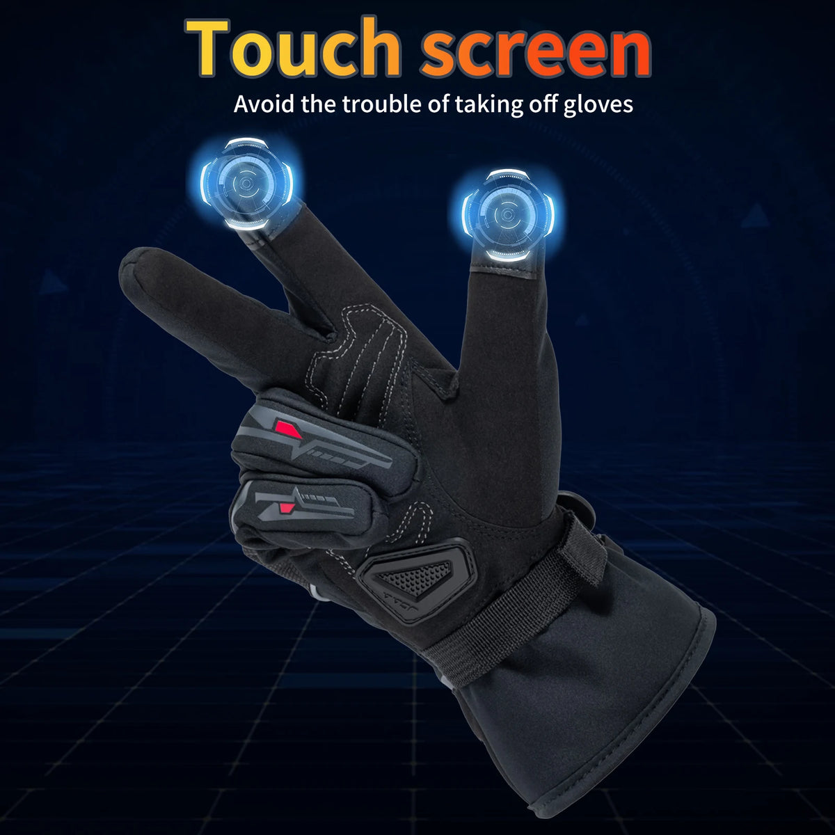 Waterproof Thermal Winter Gloves – Warm Outdoor Motorcycle Gloves