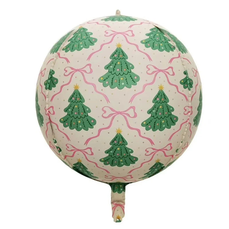 Christmas Round & Star Foil Balloons – Holiday Party Decorations