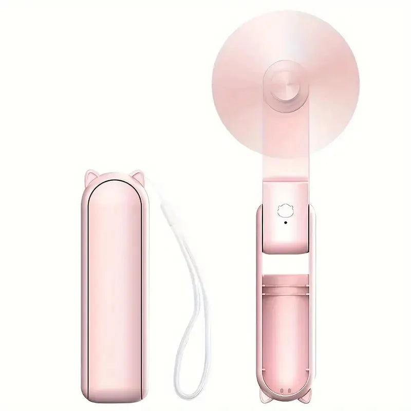 Rechargeable 3-Speed Foldable Mini Handheld Fan