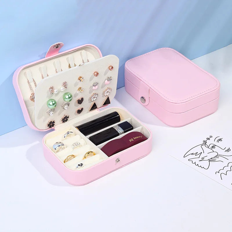Clear Lid Jewelry Organizer & Storage Box
