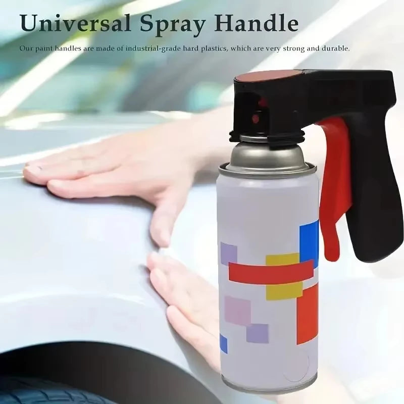 Portable Spray Paint Can Handle – Universal Aerosol Spray Grip