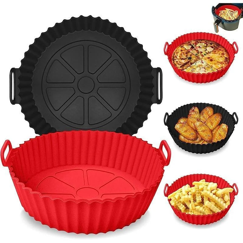 Reusable Silicone Air Fryer Liner Basket – 6 Inch