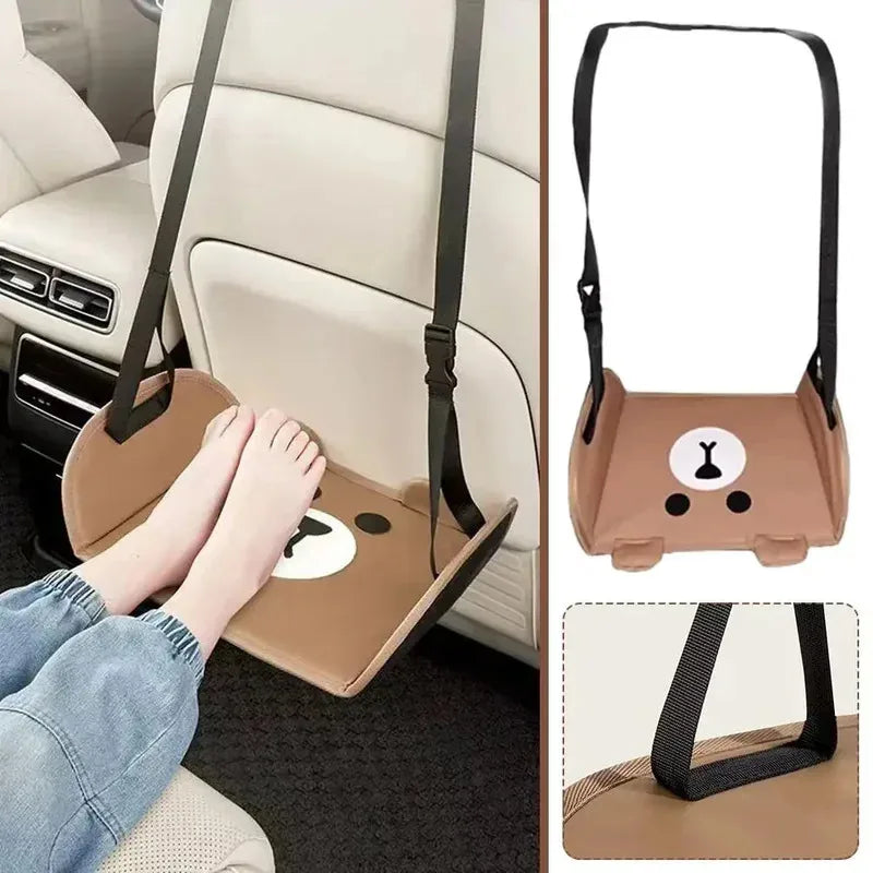 Adjustable Car Rear Seat Hanging Footrest