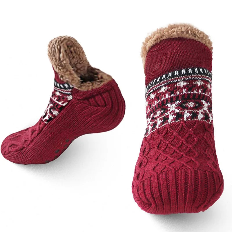 Super Warm Winter Non-Slip Floor Socks for Women & Men
