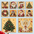 Christmas Santa Claus & Snowman 3D Diamond Painting Kit