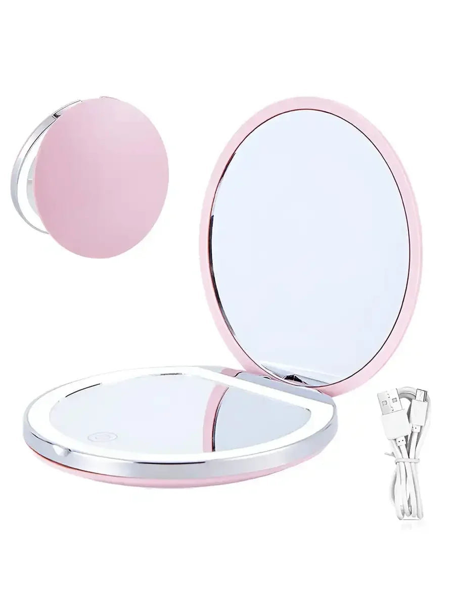 Portable Folding Compact Makeup Mirror for Travel